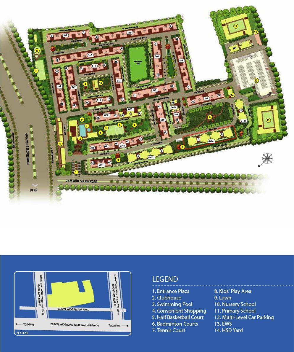 Emaar Palm Heights Master Plan