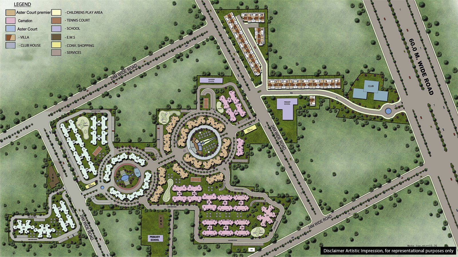 Orris Carnation Residency Master Plan