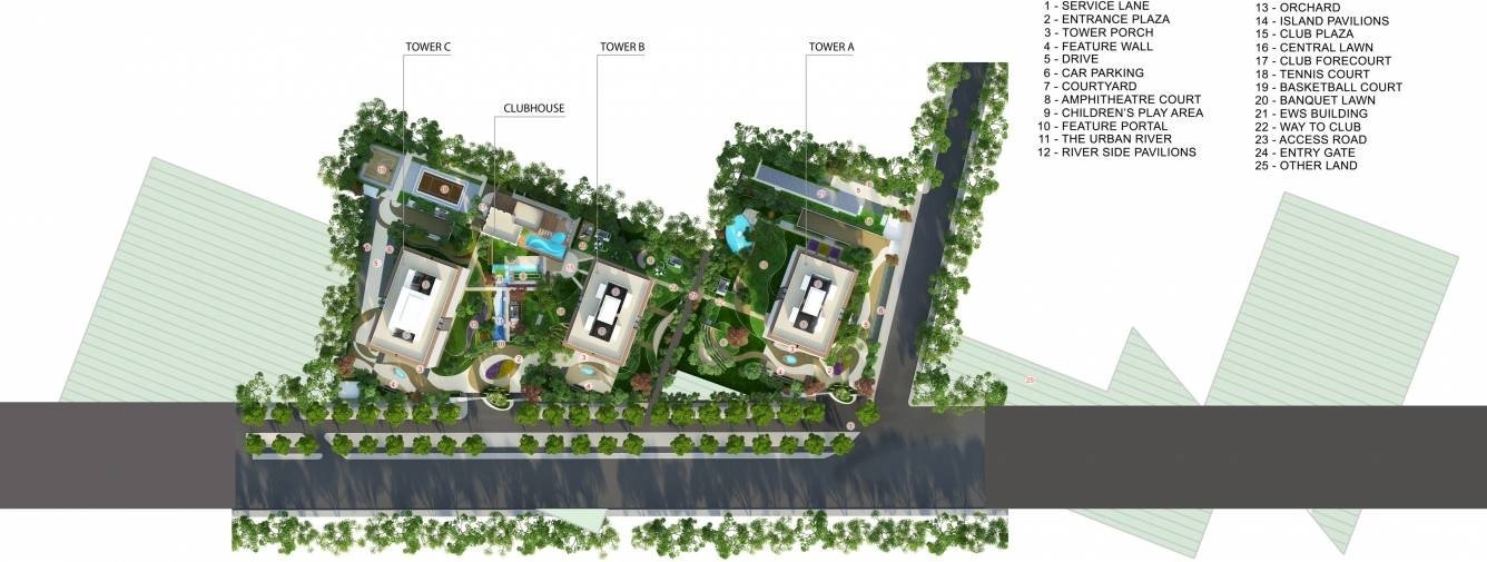 Mahindra Luminare Site Plan