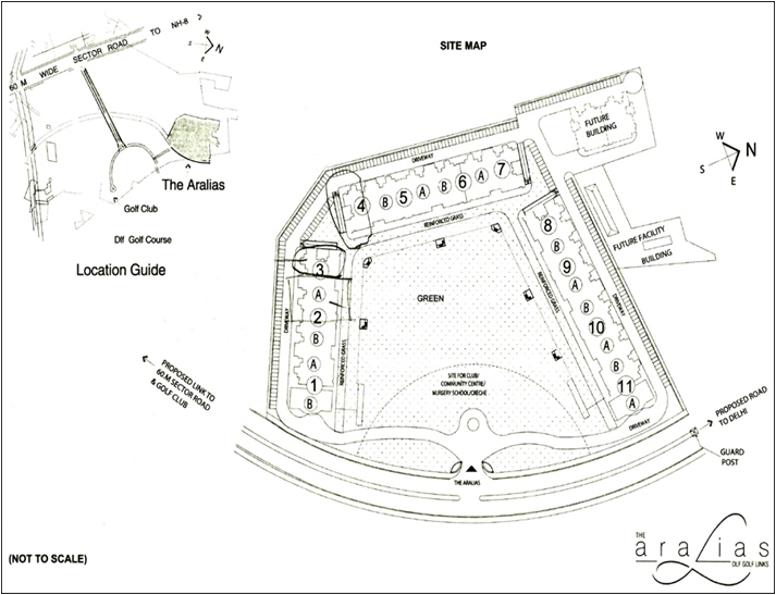 DLF The Aralias Site Plan